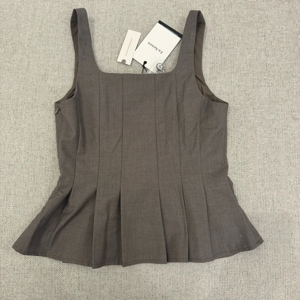 En Saison Mirabell Peplum Top / Anthropologie - Picture 2 of 5